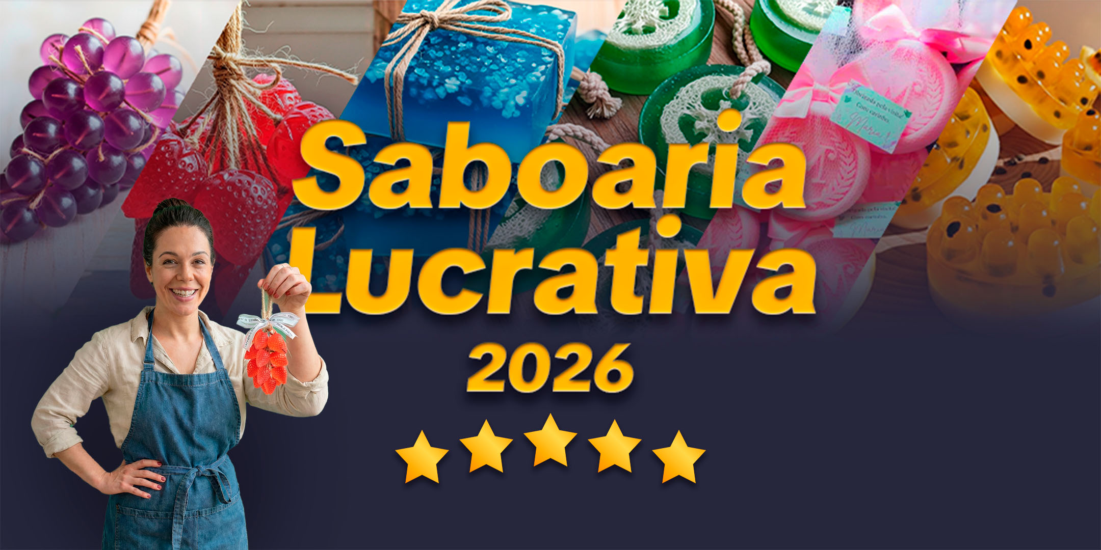 Capa do curso Saboaria Lucrativa 2026